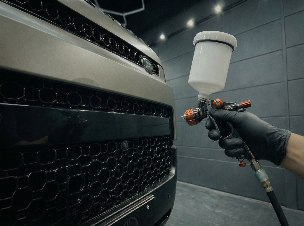 ランドローバー｜ディフェンダー｜細部スプレー｜コーティング｜京都