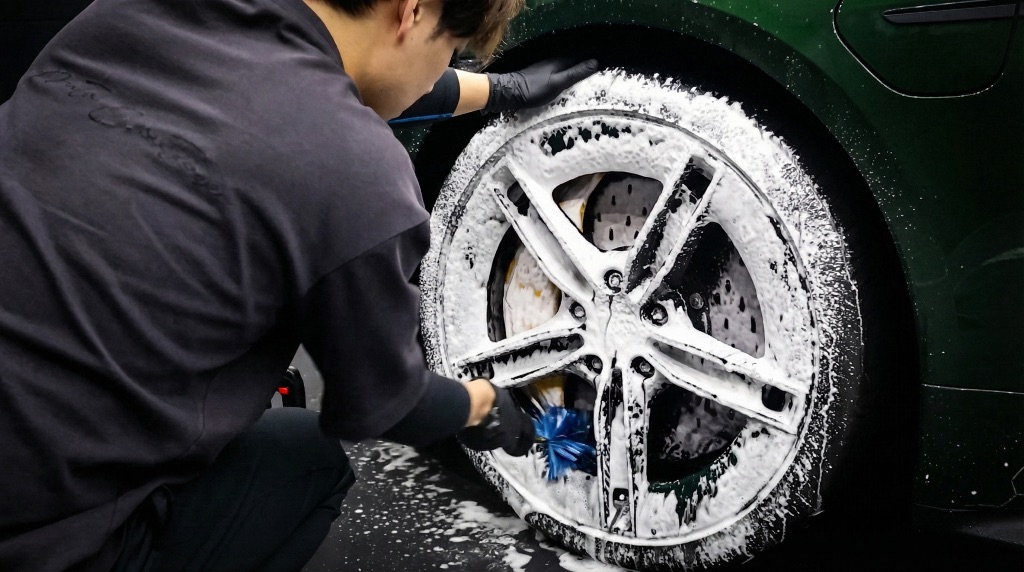 ポルシェ｜パナメーラ｜ホイールクリーニング｜コーティング｜京都
