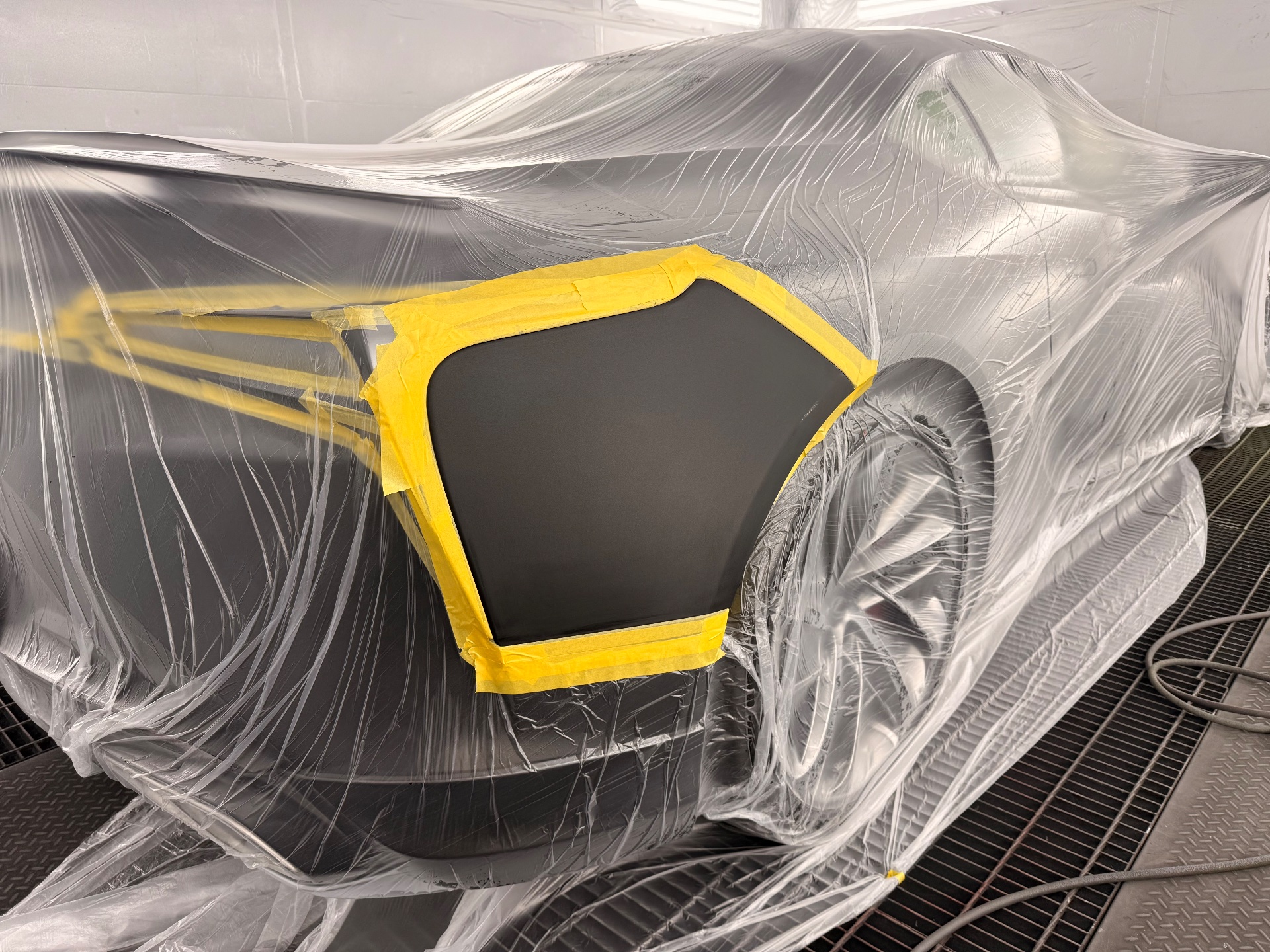 レクサス LC500ストラクチュラルブルー 施工写真3