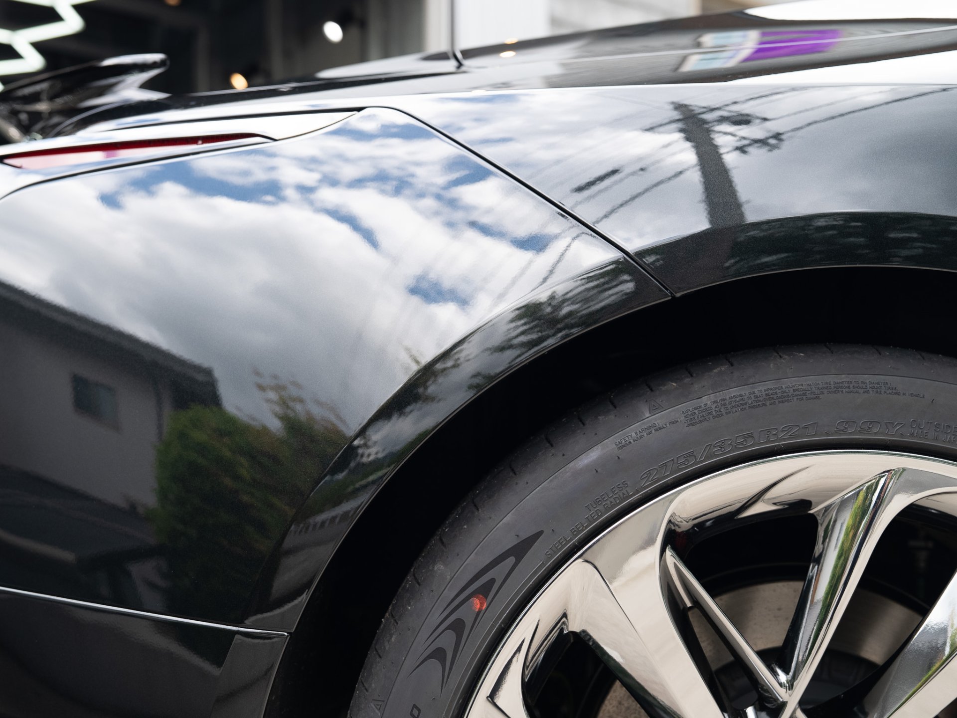 レクサス LC500ストラクチュラルブルー 施工写真2