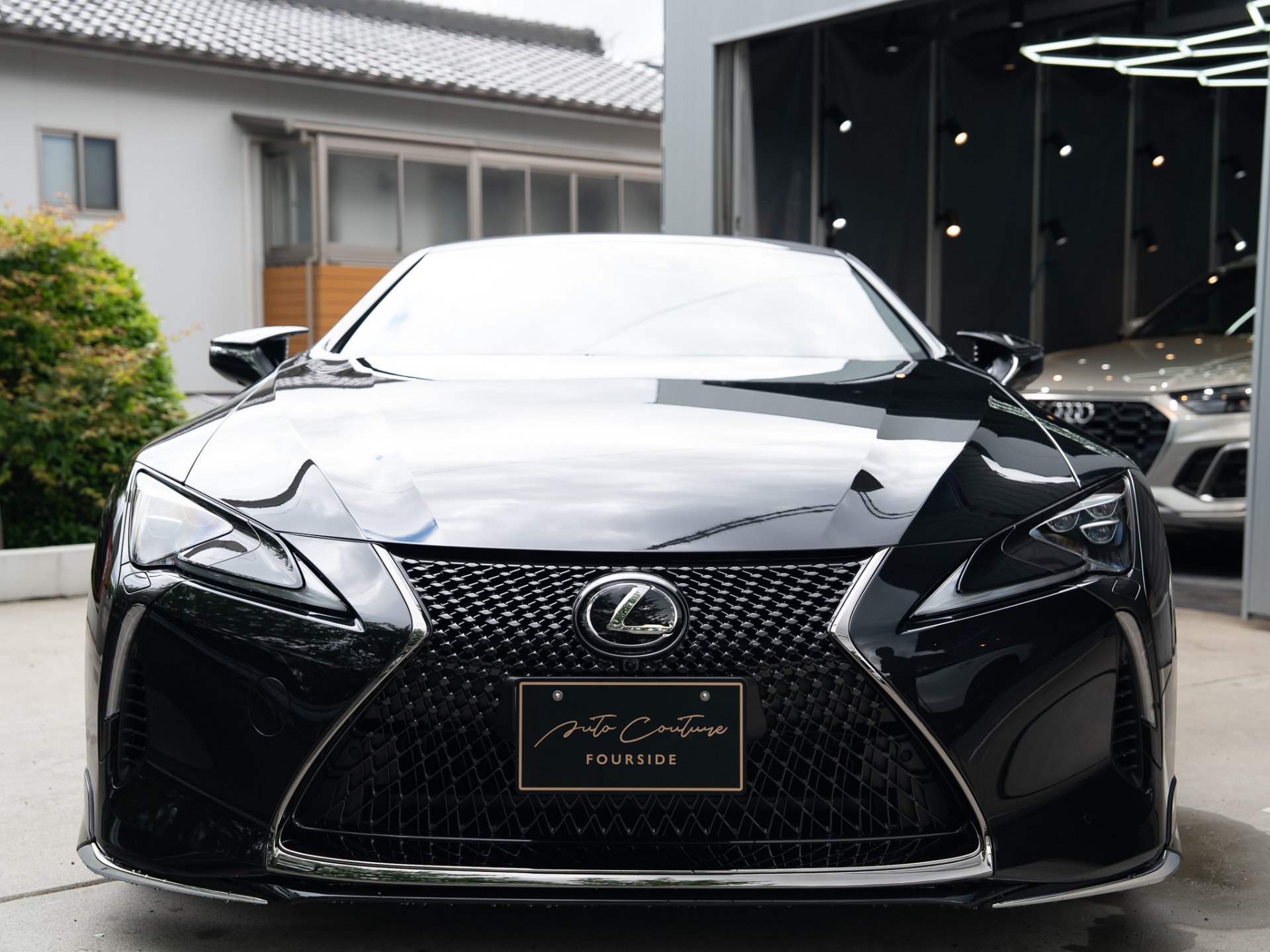 レクサス LC500ストラクチュラルブルー 施工写真1