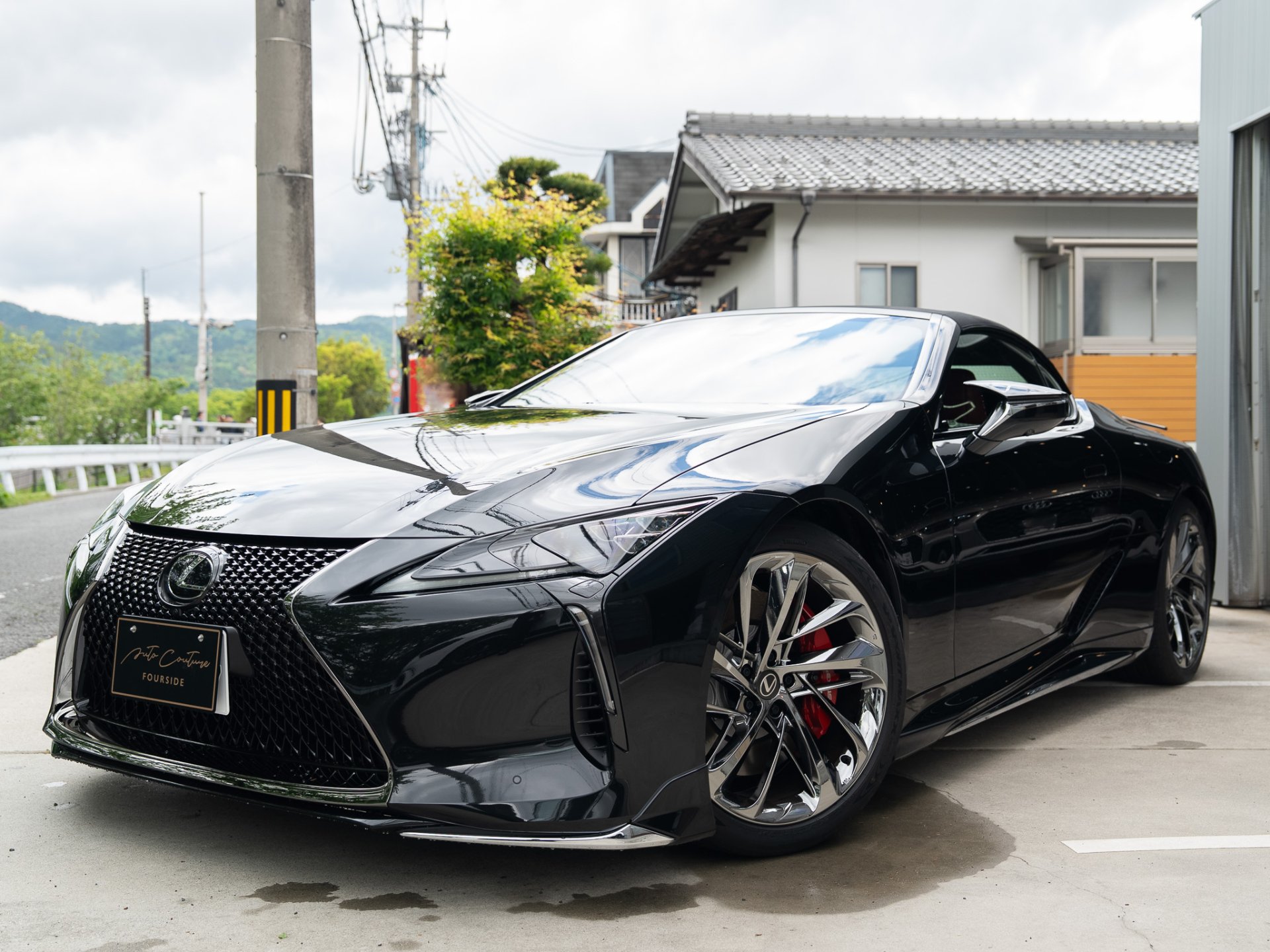 レクサス LC500ストラクチュラルブルー 施工写真6