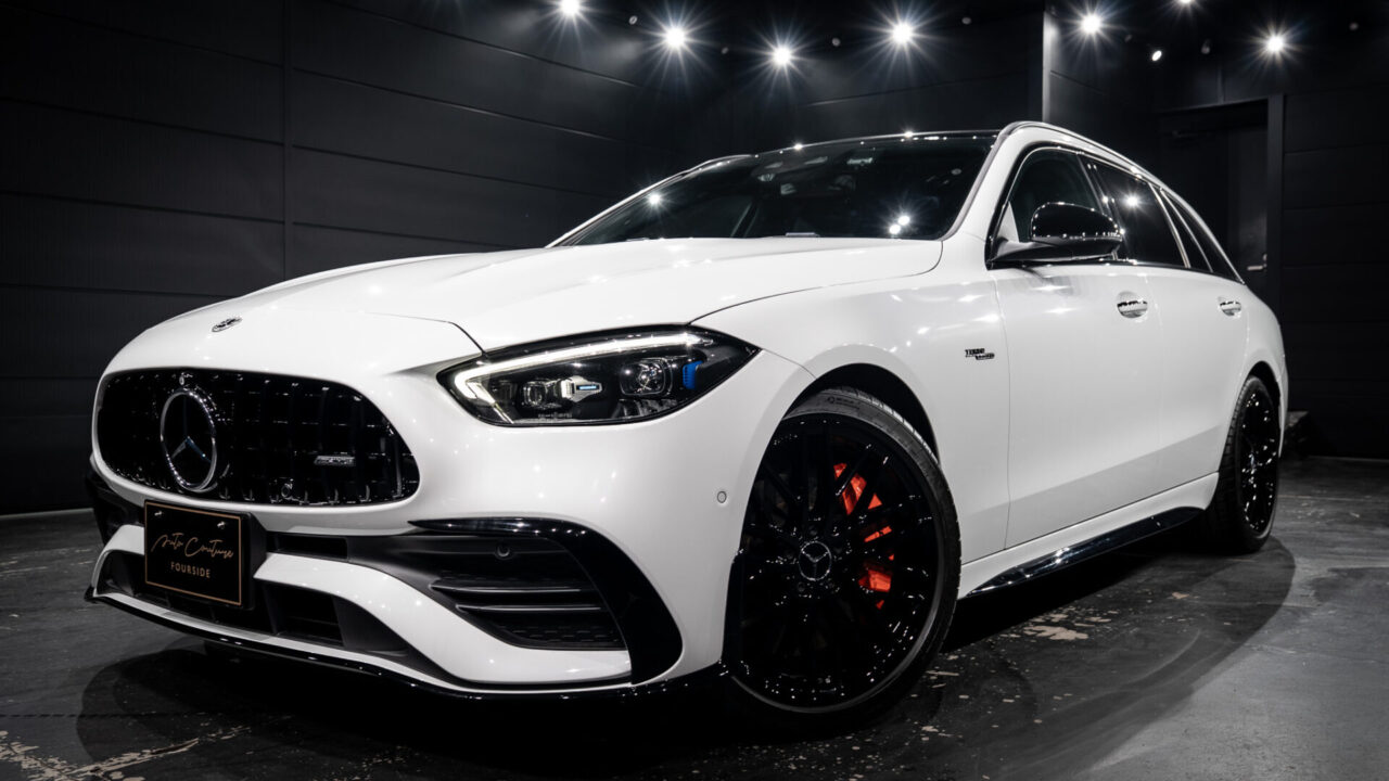 Mercedes-AMG C43 4MATIC Estate ホイール塗装カスタ｜京都