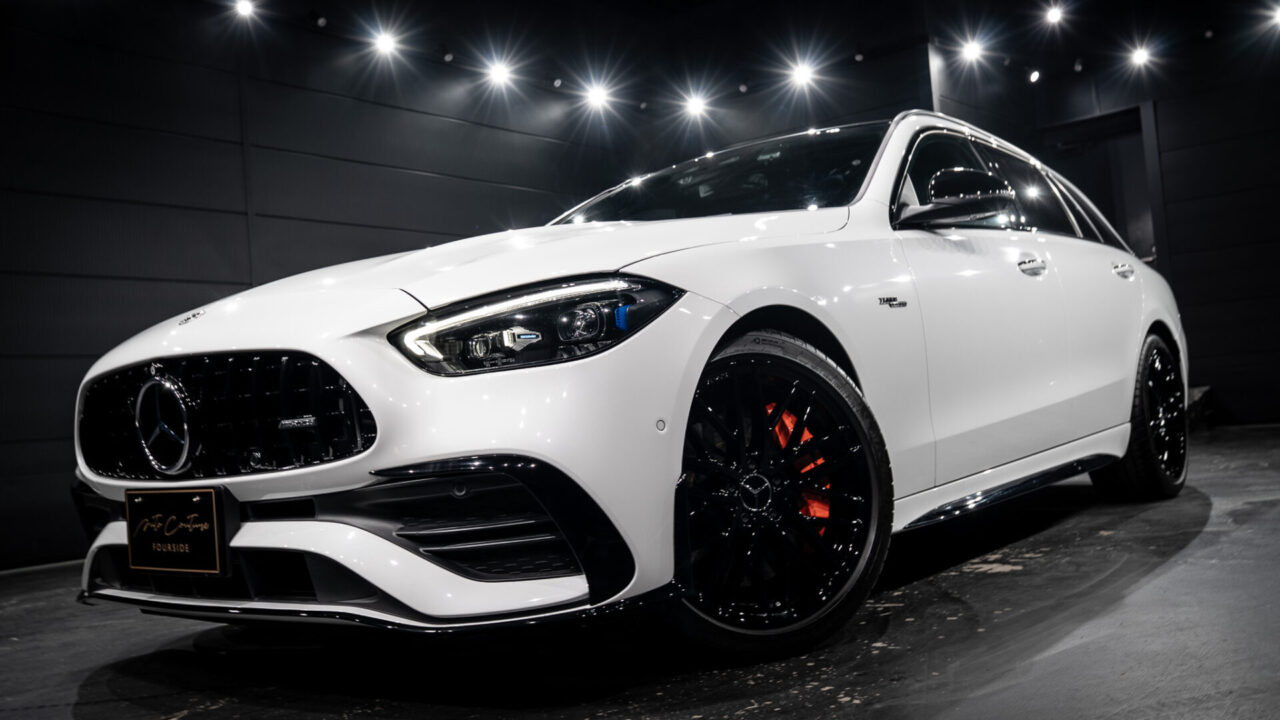 Mercedes-AMG C43 4MATIC Estate ホイール塗装カスタ｜京都