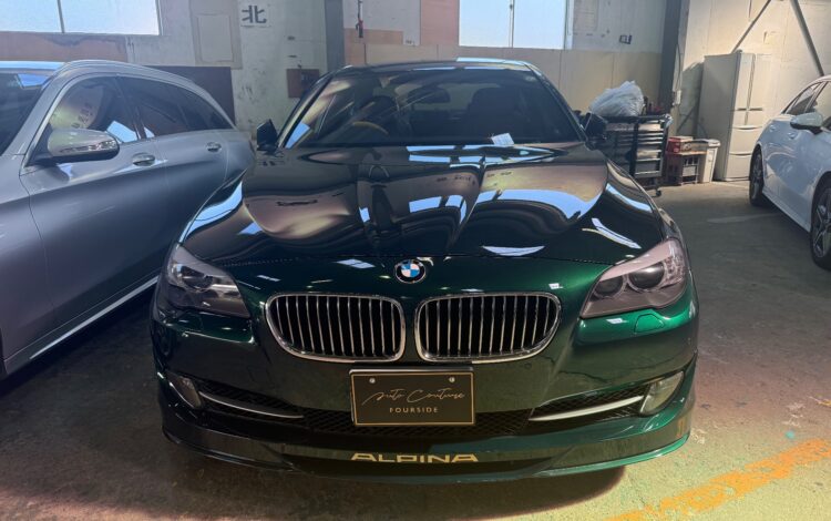 BMWアルピナ アルピナD5 ナビモニター暗い診断・モニター脱着 ― 古い機能を手放し本質と向き合う時間