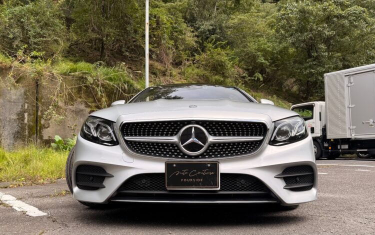 E300クーペスポーツ バンパー 補修修理塗装 ― 光の粒子が語る、新車の記憶