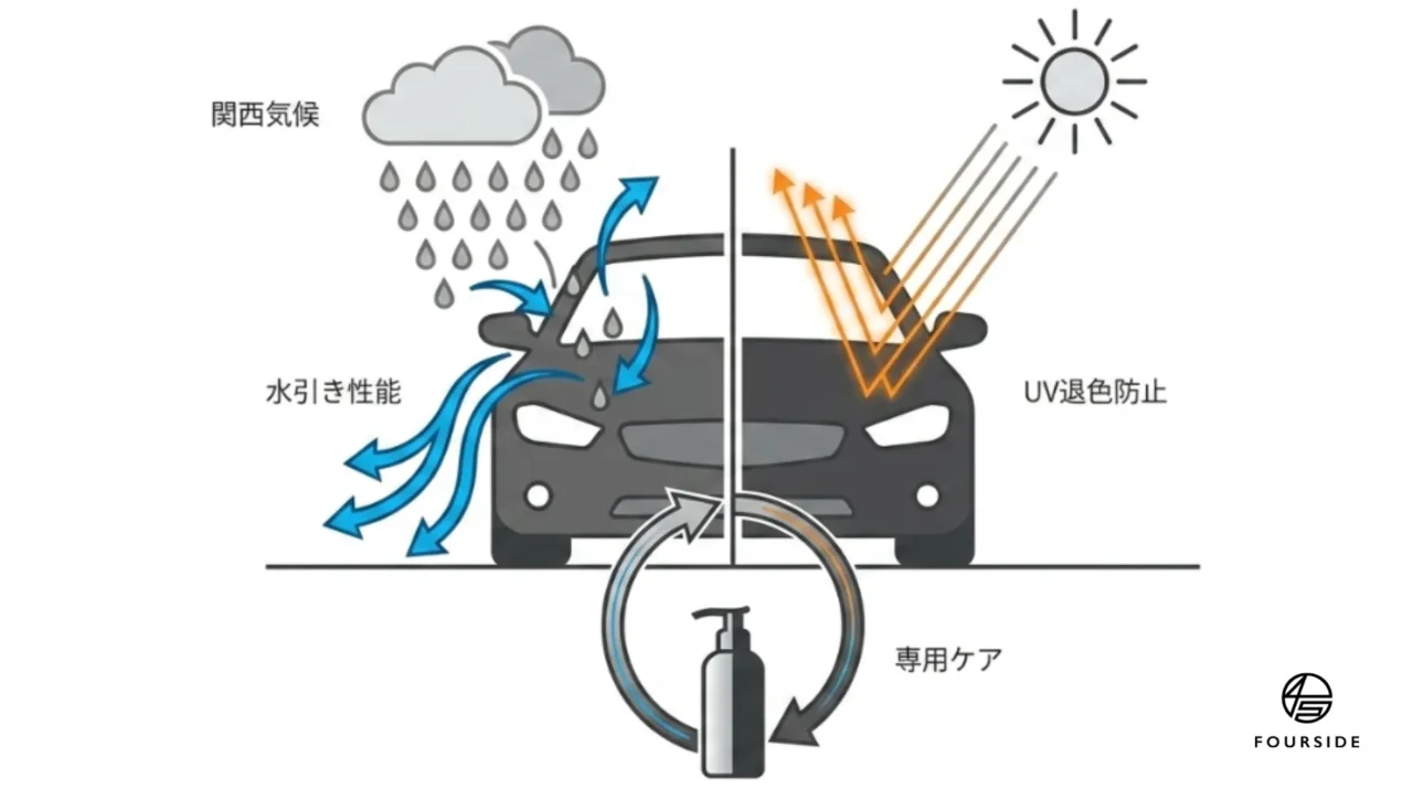 関西のマット塗装車オーナー必見！専用コーティング術｜京都