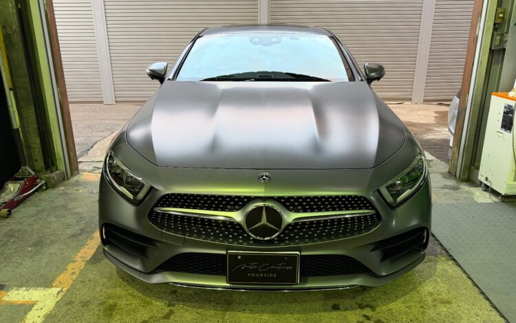 メルセデス・ベンツ CLS220d マットセラミックコーティング ― 艶を出さずに守るという選択