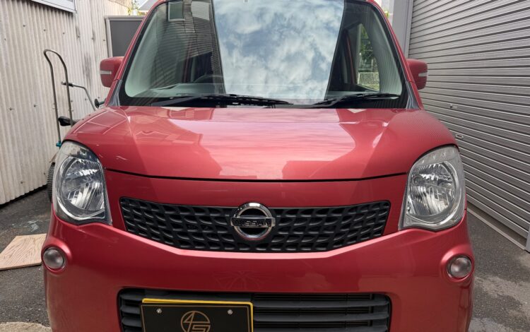 日産 モコ 車検整備・エンジンオイル交換 ― 軽く乗られた一台が語る、静かな整備記録